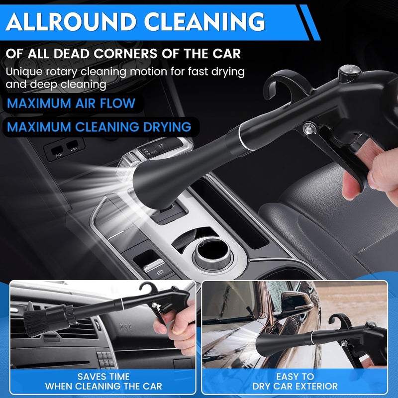 IPELY Car Cleaning Gun, High Pressure Car Blow Gun for Car Detailing, Quickly Clean and Dry Car Surfaces with Strong Air - Image 2